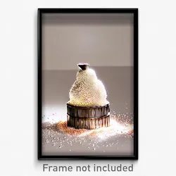 Pixel Art Poster - Bubbly Granary (8 Bit Psychedelic Trippy Video Game Print)
