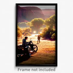 Pixel Art Poster - Marvelous Outback (8 Bit Psychedelic Trippy Video Game Print)