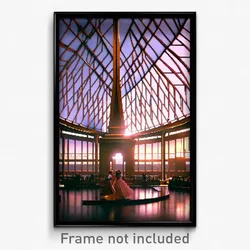 Pixel Art Poster - Incredible Flats (8 Bit Psychedelic Trippy Video Game Print)