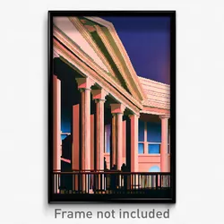 Pixel Art Poster - Outlandish American Architecture (8 Bit Video Game Print)