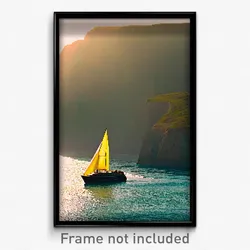 Pixel Art Poster - Nautical Bluff (8 Bit Psychedelic Trippy Video Game Print)