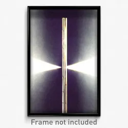 Pixel Art Poster - Metallic Slit (8 Bit Psychedelic Trippy Video Game Print)