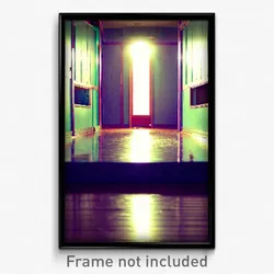 Pixel Art Poster - Vacant Cathouse (8 Bit Psychedelic Trippy Video Game Print)