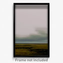 Pixel Art Poster - Dreary Plains (8 Bit Psychedelic Trippy Video Game Print)