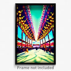 Pixel Art Poster - Beloved Festival (8 Bit Psychedelic Trippy Video Game Print)