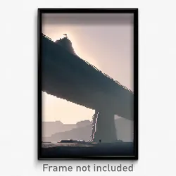 Pixel Art Poster - Monumental Outland (8 Bit Psychedelic Video Game Print)