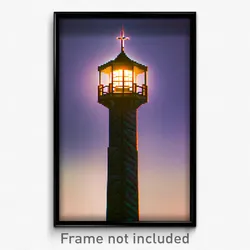 Pixel Art Poster - Adventurous Belfry (8 Bit Psychedelic Video Game Print)