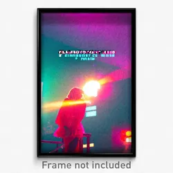 Pixel Art Poster - Flamboyant Mind (8 Bit Psychedelic Trippy Video Game Print)