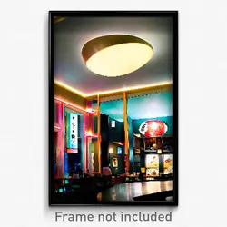 Pixel Art Poster - Agile Sushi (8 Bit Psychedelic Trippy Weird Video Game Print)