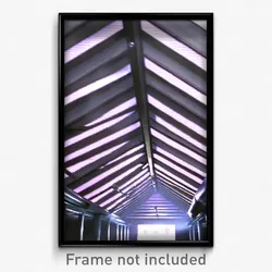 Pixel Art Poster - Metallic Attic (8 Bit Psychedelic Trippy Video Game Print)