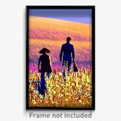 Pixel Art Poster - Stimulating Prairie (8 Bit Psychedelic Video Game Print)