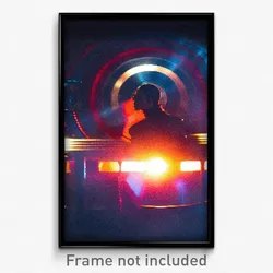 Pixel Art Poster - Captivating Vinyl (8 Bit Psychedelic Trippy Video Game Print)