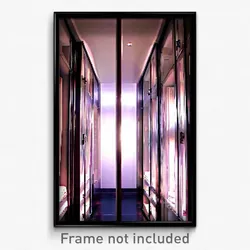 Pixel Art Poster - Enormous Closet (8 Bit Psychedelic Trippy Video Game Print)
