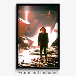 Pixel Art Poster - Noted Waste (8 Bit Psychedelic Trippy Weird Video Game Print)