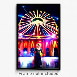 Pixel Art Poster - Outstanding Circus (8 Bit Psychedelic Video Game Print)