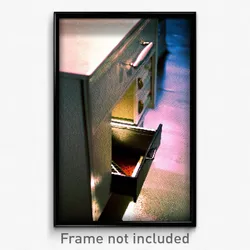 Pixel Art Poster - Damp Drawer (8 Bit Psychedelic Trippy Weird Video Game Print)