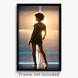 Pixel Art Poster - Tan Heights (8 Bit Psychedelic Trippy Weird Video Game Print)