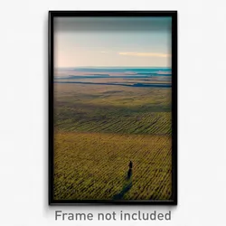 Pixel Art Poster - Vast Plains (8 Bit Psychedelic Trippy Weird Video Game Print)