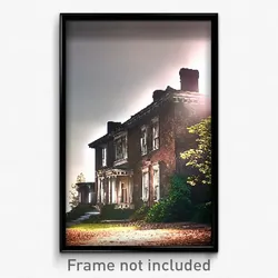 Pixel Art Poster - Worn Manse (8 Bit Psychedelic Trippy Weird Video Game Print)