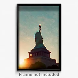 Pixel Art Poster - Thick Independence Day (8 Bit Psychedelic Video Game Print)