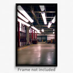 Pixel Art Poster - Musty Warehouse (8 Bit Psychedelic Trippy Video Game Print)