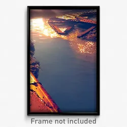 Pixel Art Poster - Rusty Backwater (8 Bit Psychedelic Trippy Video Game Print)