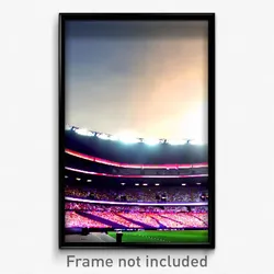 Pixel Art Poster - Stimulating Stadium (8 Bit Psychedelic Video Game Print)