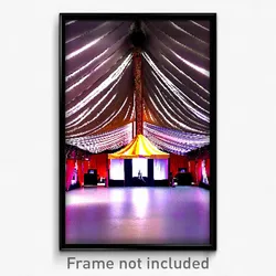 Pixel Art Poster - Unimaginable Tent (8 Bit Psychedelic Trippy Video Game Print)