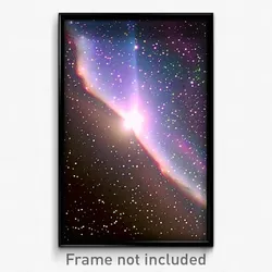 Pixel Art Poster - Acclaimed Galaxy (8 Bit Psychedelic Trippy Video Game Print)