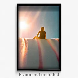 Pixel Art Poster - Thin Mind Journey (8 Bit Psychedelic Trippy Video Game Print)