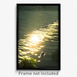 Pixel Art Poster - Ample Backwater (8 Bit Psychedelic Trippy Video Game Print)