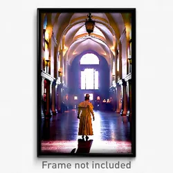 Pixel Art Poster - Ample Vestibule (8 Bit Psychedelic Trippy Video Game Print)