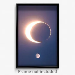 Pixel Art Poster - Unknown Moon (8 Bit Psychedelic Trippy Video Game Print)