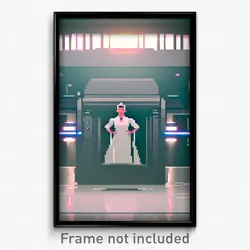 Pixel Art Poster - Clean Empire (8 Bit Psychedelic Trippy Video Game Print)