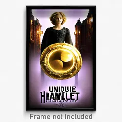 Pixel Art Poster - Unique Hamlet (8 Bit Psychedelic Trippy Video Game Print)
