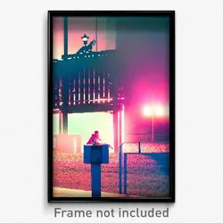 Pixel Art Poster - Well Made Post (8 Bit Psychedelic Trippy Video Game Print)