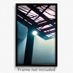 Pixel Art Poster - Incredible Overhang (8 Bit Psychedelic Video Game Print)