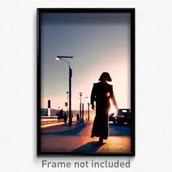 Pixel Art Poster - Sentimental Thoroughfare (8 Bit Psychedelic Video Game Print)