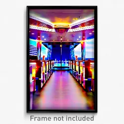 Pixel Art Poster - Majestic Cruise (8 Bit Psychedelic Trippy Video Game Print)