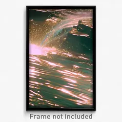 Pixel Art Poster - Polished Runoff (8 Bit Psychedelic Trippy Video Game Print)