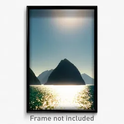 Pixel Art Poster - Pristine Strait (8 Bit Psychedelic Trippy Video Game Print)