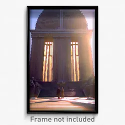 Pixel Art Poster - Monumental Empire (8 Bit Psychedelic Trippy Video Game Print)