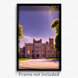 Pixel Art Poster - Vast Rectory (8 Bit Psychedelic Trippy Video Game Print)