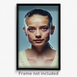Pixel Art Poster - Humble Visage (8 Bit Psychedelic Trippy Video Game Print)