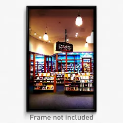 Pixel Art Poster - Unimaginable Book Store (8 Bit Psychedelic Video Game Print)