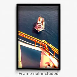 Pixel Art Poster - Negligible Cruise (8 Bit Psychedelic Trippy Video Game Print)