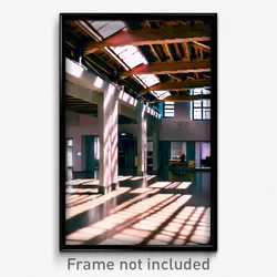 Pixel Art Poster - Made Up Loft (8 Bit Psychedelic Trippy Video Game Print)