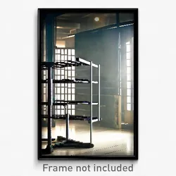 Pixel Art Poster - Stunning Drying Rack (8 Bit Psychedelic Video Game Print)