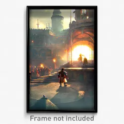 Pixel Art Poster - Standard Fief (8 Bit Psychedelic Trippy Video Game Print)