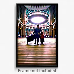 Pixel Art Poster - Great Court (8 Bit Psychedelic Trippy Weird Video Game Print)